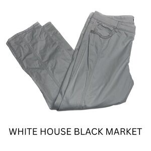 White House Black Market Light Gray Chinos